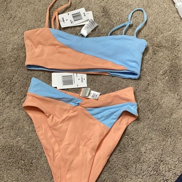 New. L*Space Ari Bikini Top & Nancy Lee Bitsy Bikini Bottom. Small retails $192 - Picture 6 of 8